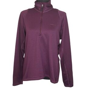 Patagonia Purple Quarter-Zip Sweatshirt